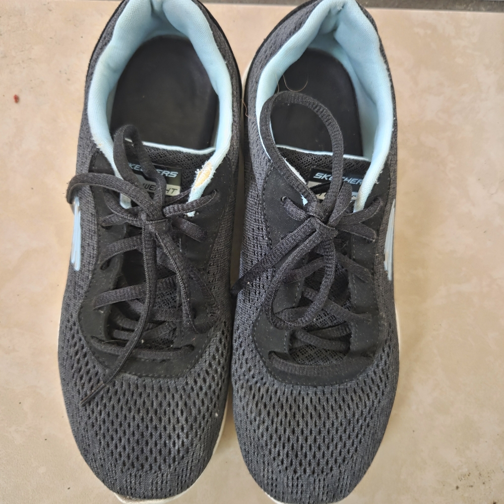 Skechers Black and Blue Sneakers